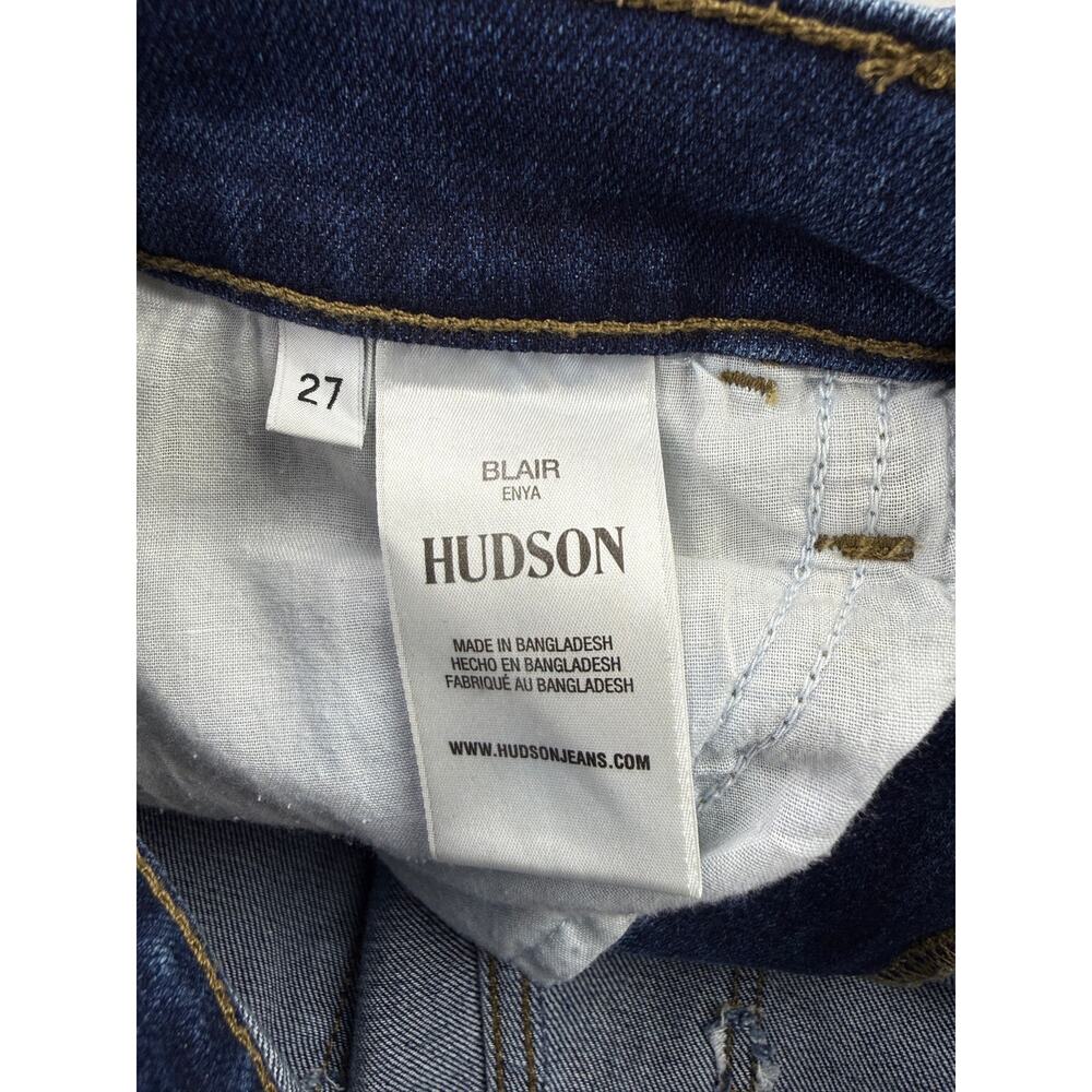 HUDSON Jeans Blair High-Rise Bootcut Women Jeans Size 27 Shade Enya Dark Rinse - Picture 6 of 7